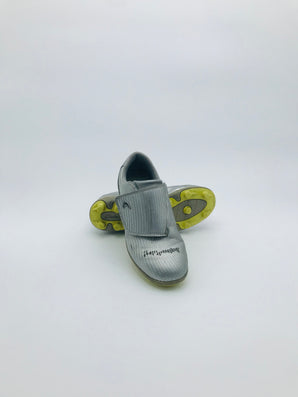 Clarks Football/Soccer Cleats with Velcro Strap - Silver