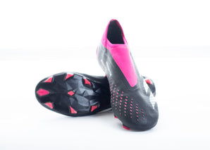 adidas Predator Accuracy.3 Laceless FG, Black/White/Team Shock Pink