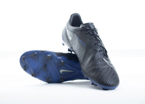 Nike Phantom GX Academy Football Boots, Black/Hyper Royal/Chrome