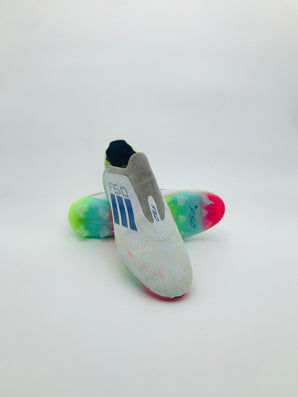 Adidas X Ghosted+ F50 (Special Edition) - White / Grey / Iridescent (Pink, Green, Blue)