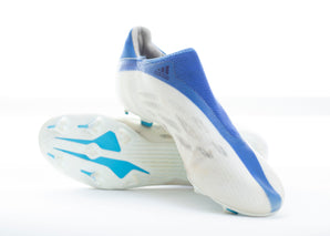adidas X Speedflow+ FG, White/Legacy Indigo/Sky Rush