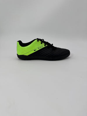 Kipsta Agility 100 Indoor Football Boots - Black and Neon Green