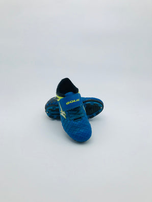 Gola Kids' Astro Turf Football Boots - Royal Blue / Neon Yellow