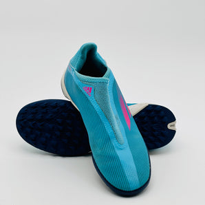 adidas X Speedflow.3 Laceless TF, Sky Rush/Team Shock Pink/White