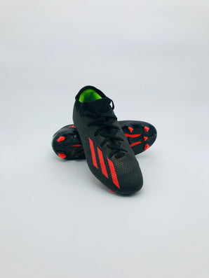 Adidas X Speedflow.3 FG - Core Black / Red / Signal Green