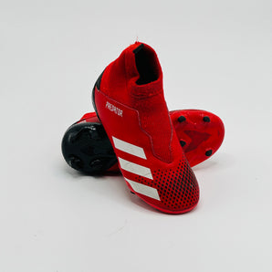adidas Predator 20.3 Laceless FG, Active Red/White/Core Black