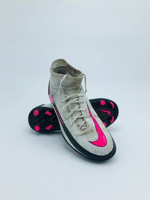 Nike Phantom GT2 Academy DF TF - Grey/Pink
