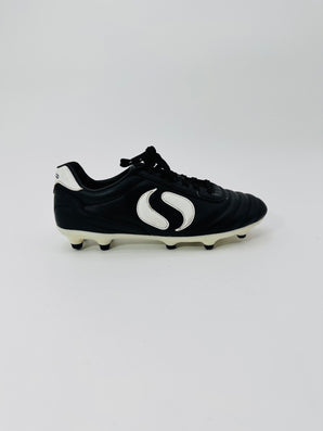 Sondico Flair Firm Ground Football Boots - Black / White