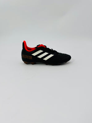 Adidas Predator (Entry-level FG) - Core Black / Cloud White / Active Red