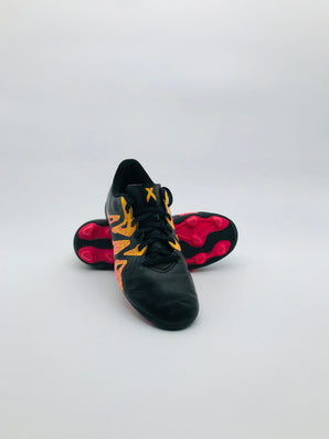 Adidas X 15.4 FxG - Black/Solar Gold/Pink