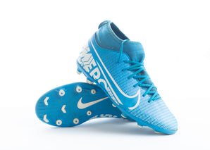 Nike Jr. Superfly Club FG/MG, Blue Hero/White/Obsidian