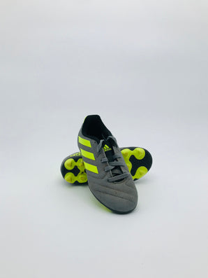 Adidas Goletto VII FG J - Grey/Neon Yellow