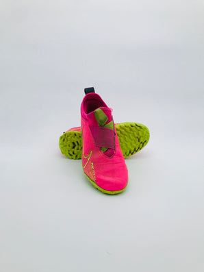 Nike Jr. Mercurial Superfly 9 Academy TF - Pink / Volt (Lime Green)