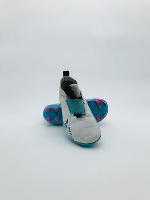 Nike Mercurial Zoom Vapor 15 Academy DF Turf - White/Baltic Blue/Pink Blast