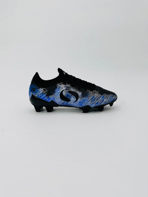 Sondico Strike FG Football Boots - Black / Blue / White