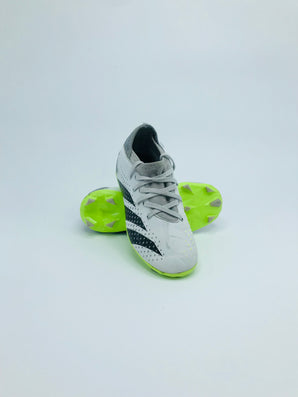 Adidas Predator Freak.3 FG - White with Black and Neon Green accents
