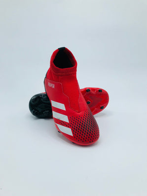 Adidas Predator 20.3 Laceless FG - Red/White/Black